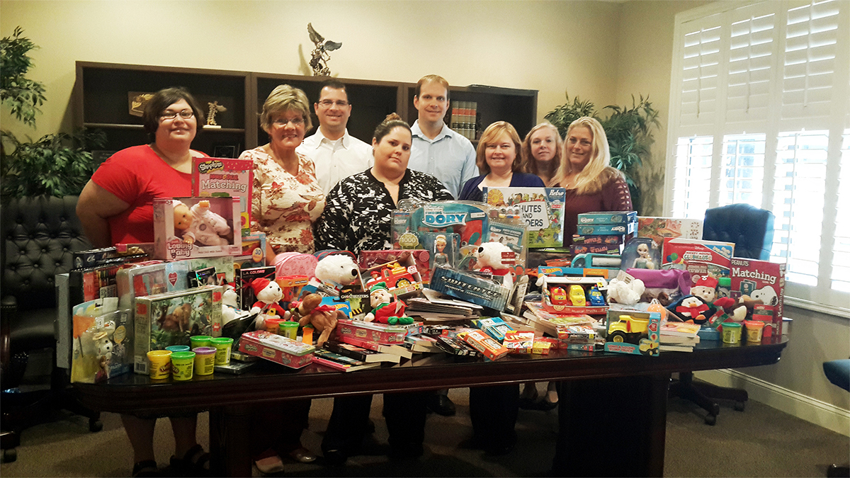 Dean Burnetti Law, Central Florida's Top-Rated Personal Injury Law Firm, Sponsored Successful Second Annual Christmas Toy Drive for Hospitalized Children